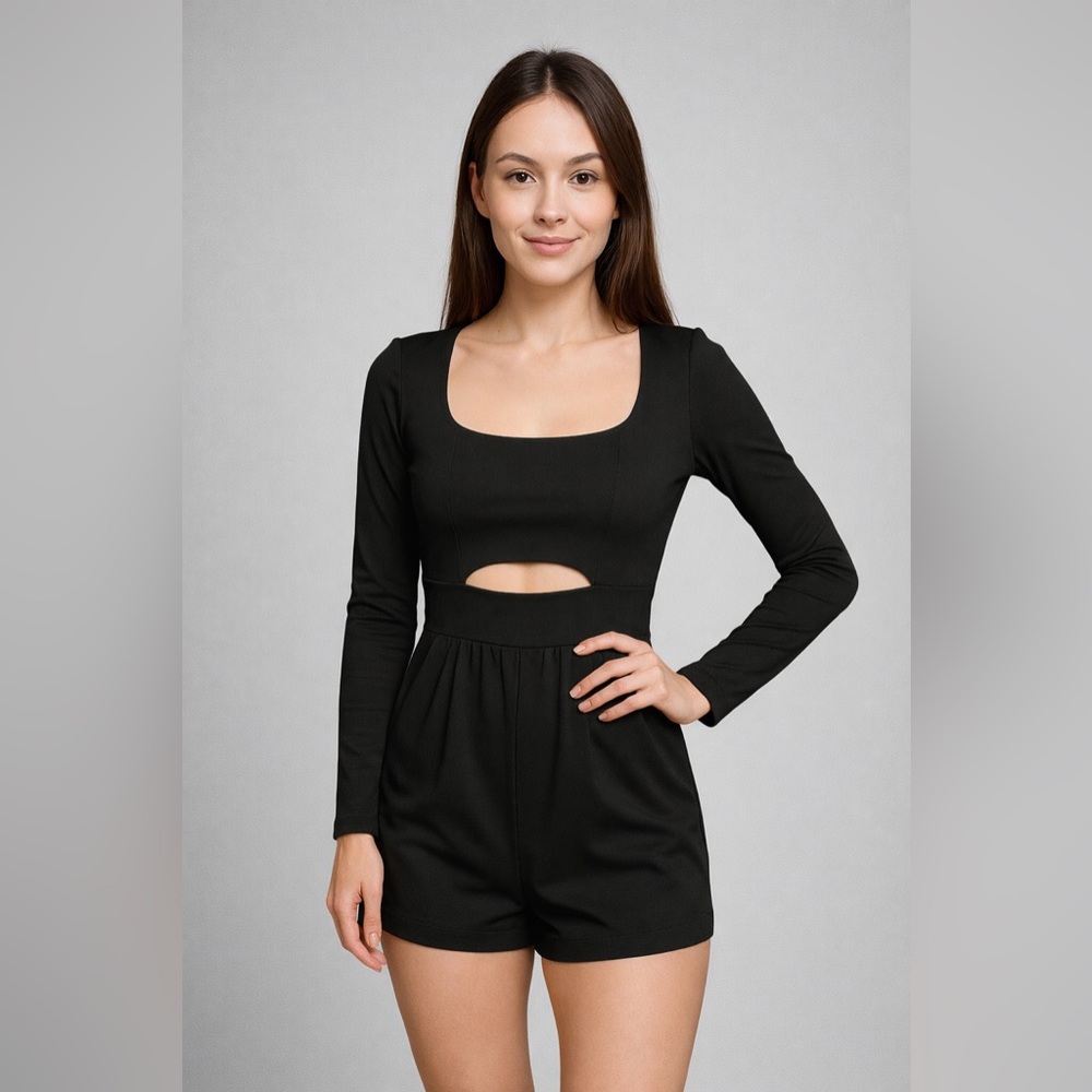 Elegant Black Women's Overalls